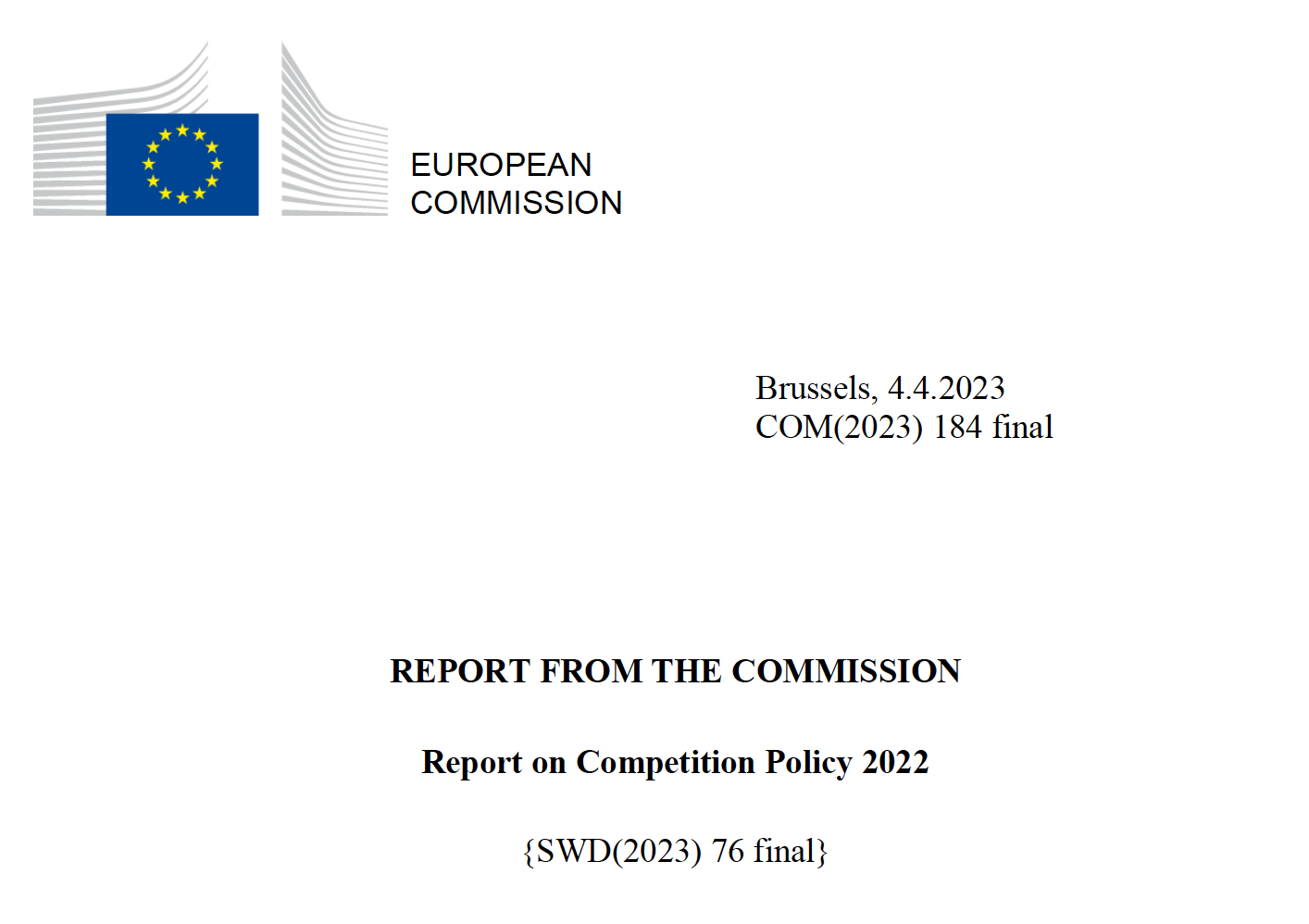 Report on Competition policy 2022
